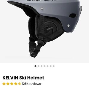 19-21” Size Kelvin Outdoor Master Gray Ski Helmet